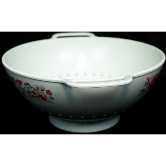 Pioneer Woman Large Garden Party Colander Footed Plastic Strainer Light Green - Picture 4 of 9